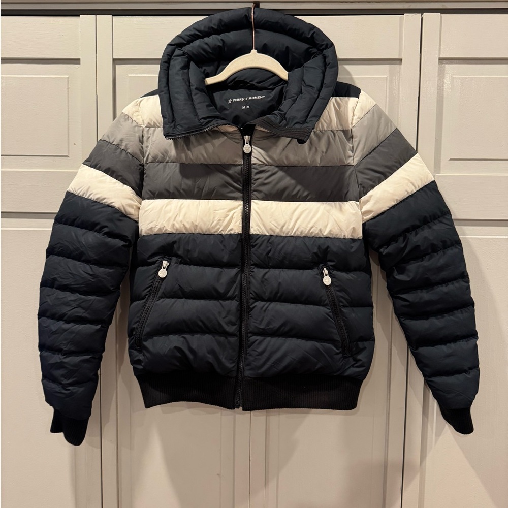 Perfect Moment Black and Gray Ski Jacket